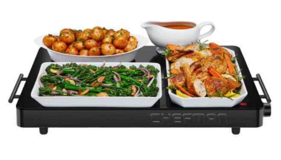 Chefman Electric Warming Tray w/ Adjustable Temperature Control