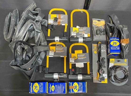 Lot of Parts for a Bicycle