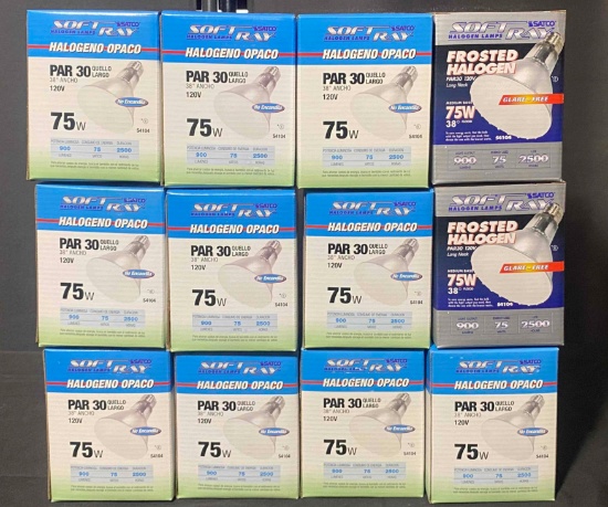 Lot of Satco Halogen Lamps