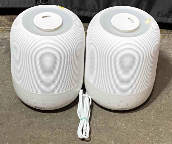 2 Pack of Pure Enrichment Hume Sense Top Fill Humidifier