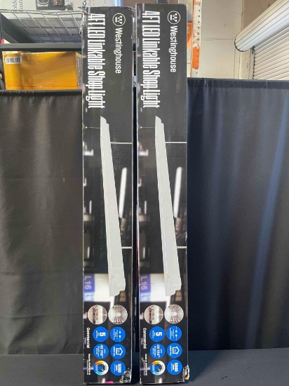 2 Westinghouse 4ft LED Linkable Shop Light