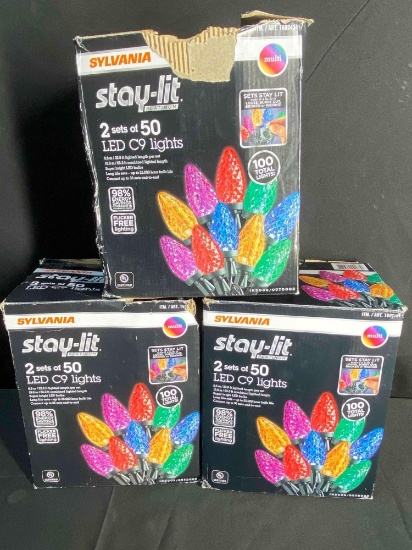 Lot of Sylvania LED C9 Lights