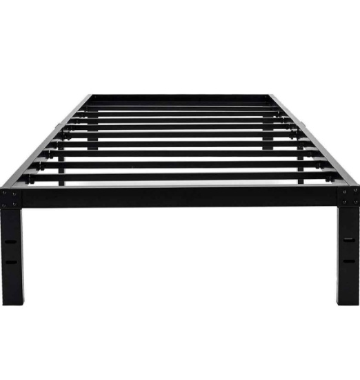 45MinST 14 Inch Reinforced Platform Bed Frame/3500lbs Heavy Duty/Easy Assembly Mattress