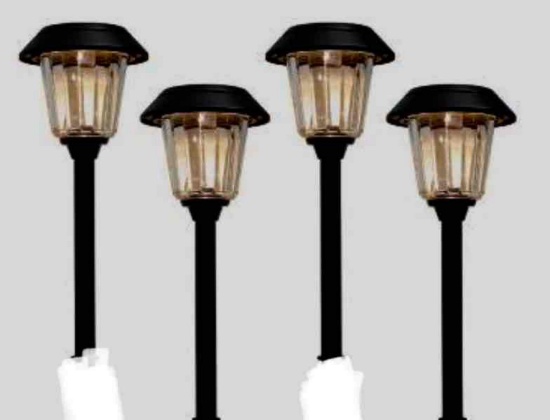 Member's Mark Matte Black LED Solar Path Lights
