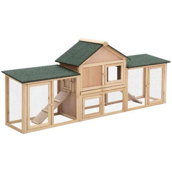 PawHut Rabbit Cage Outdoor