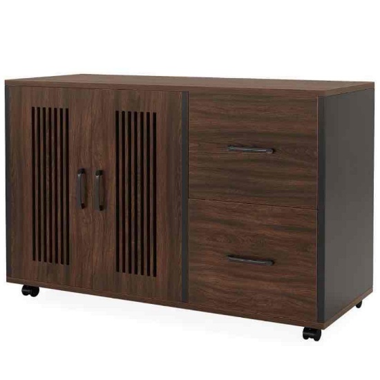 Anijae 39'' Filing Cabinet with Mobile Wheel Casters