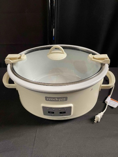 Crock-Pot 7-Quart Cook and Carry Programmable Slow Cooker with Carry Bag