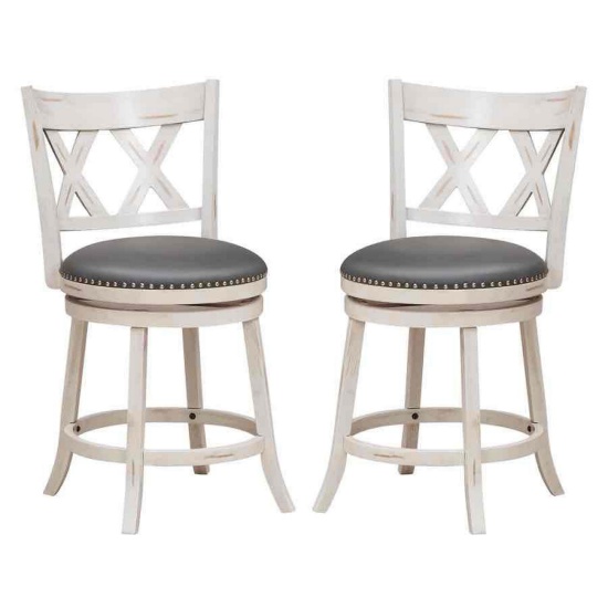 Giantex 25.5" Bar Stools Set of 2