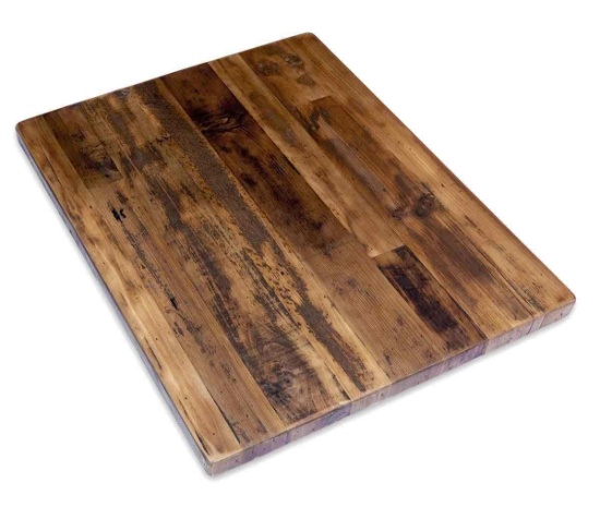 Solid Wood Rectangular Beveled Edge Table Top