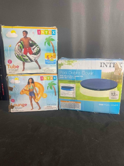 Lot of Floaters & Pool Cover