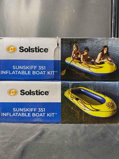 Set of 2 Solstice Sunskiff 351 Inflatable Boats