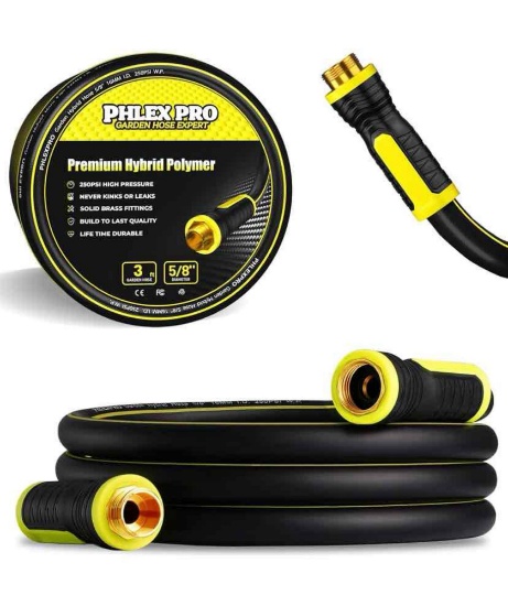 Lot of 6 PHLEX PRO Water Hose Heavy Duty Premium 5/8''