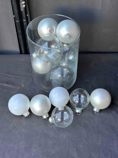 Christmas Cristal Balls Ornaments