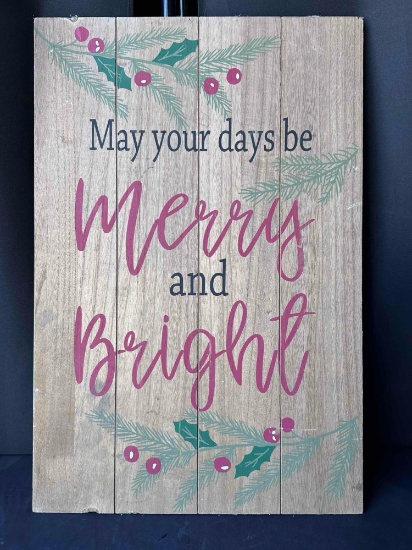 GlitzHome May Your Days Be Merry & Bright Cartel