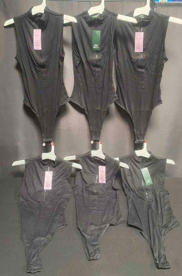 6 Wild Fable Women's Black Bodysuit
