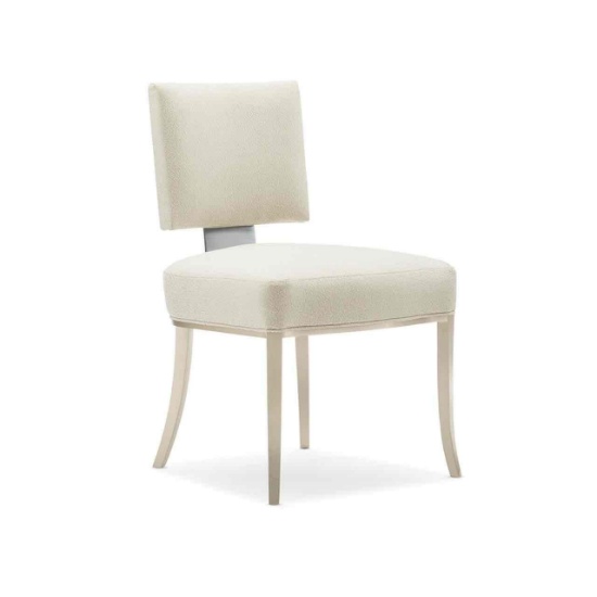 Caracole Reserved Seating Dining Chair - Brushed Chrome - Set Of 2