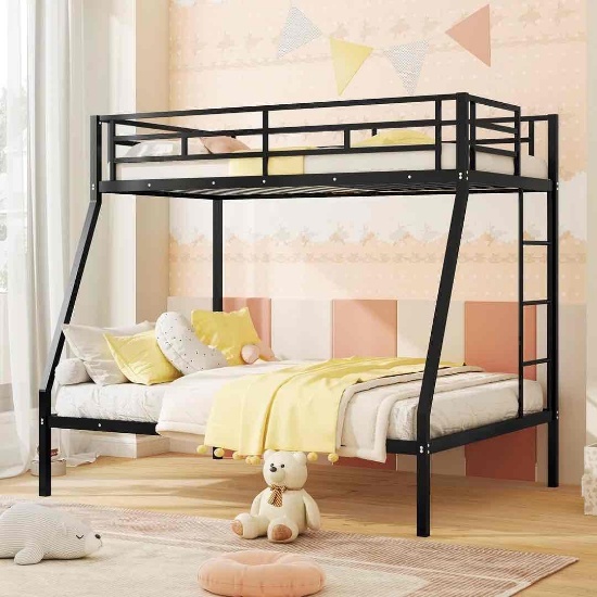 Giantex Metal Bunk Beds Twin Over Full Size