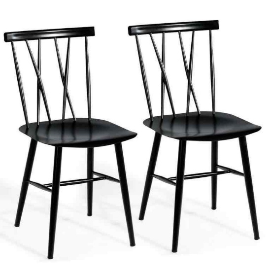 Costway Set of 2 Dining Side Chairs