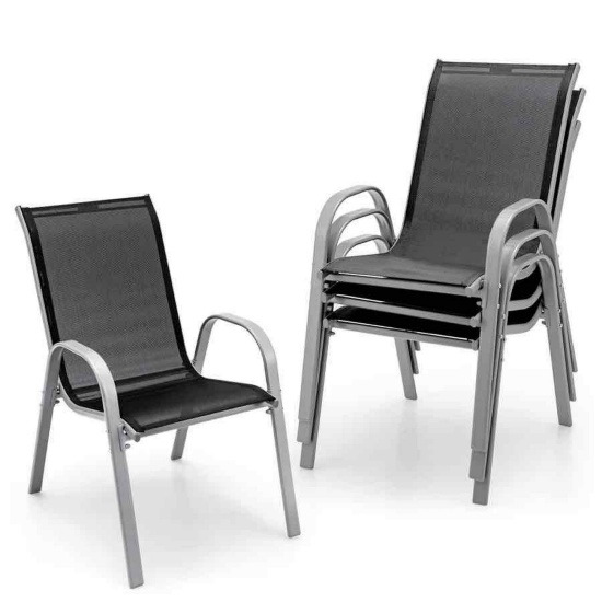 Giantex Set of 4 Patio Chairs