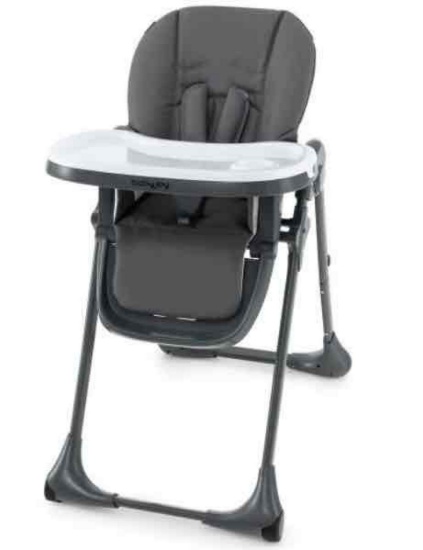 3-In-1 Convertible Baby High Chair with 7 Heights and Double Food Tray