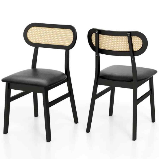 Giantex Wooden Dining Chairs Set of 2