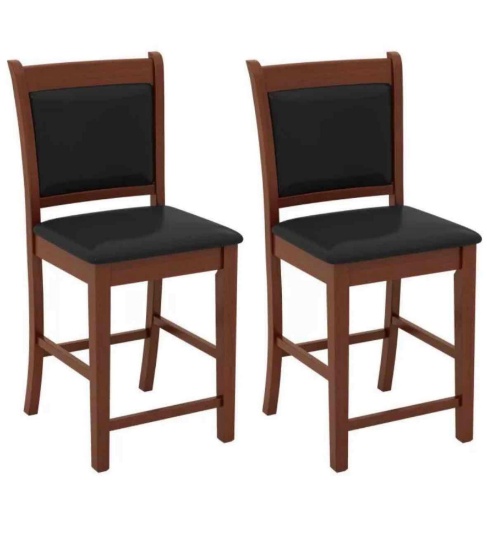 Giantex 24.5" Bar Stools Set of 2