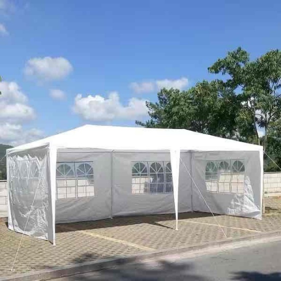 10 ft. x 20 ft. White Wedding Party Canopy Tent