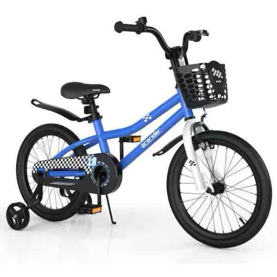 18 in. Kid's Bike with Removable Training Wheels