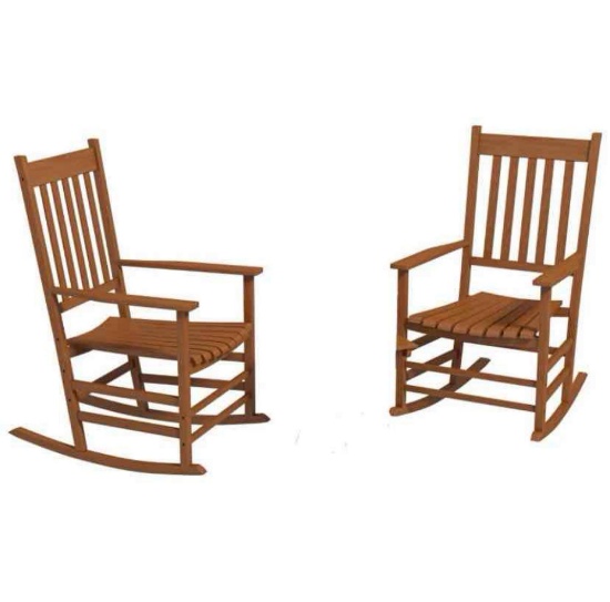 Outsunny Outdoor Rocking Chair Set of 2