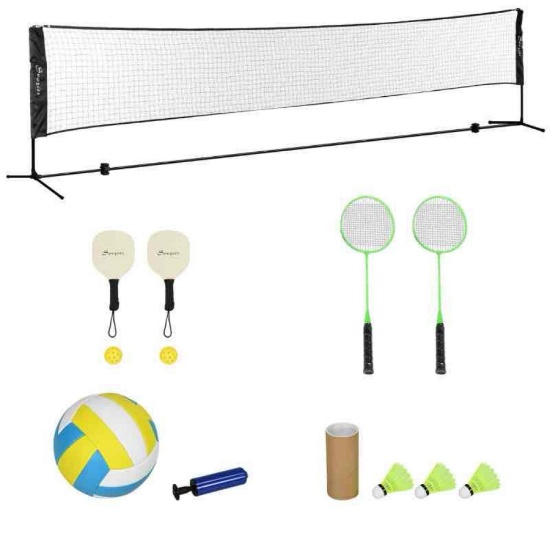 Soozier All-in-1 Badminton Set