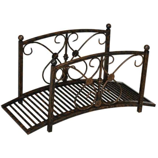 Outsunny 3.3' Metal Garden Bridge