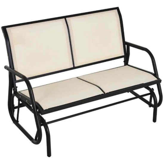Outsunny 2-Person Outdoor Glider Bench