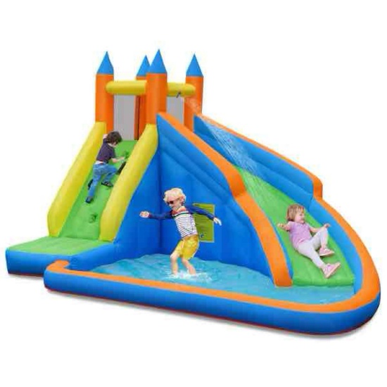 Costway Inflatable Water Slide Mighty Bounce House