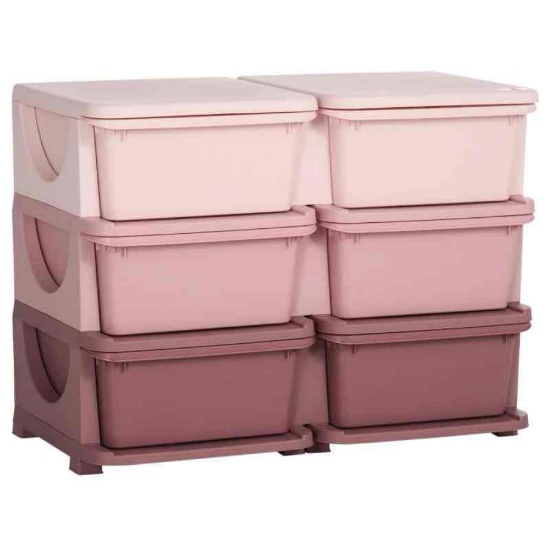 Qaba 3 Tier Kids Storage Unit