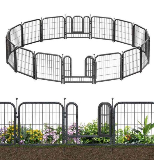Decorative Garden Metal Fence