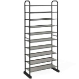 Costway 10-Tier Shoe Rack
