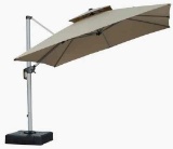 PURPLE LEAF Premium Patio Umbrella Classic SUNBRELLA Cantilever