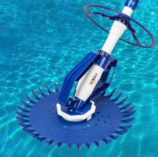 VINGLI Pool Vacuum Cleaner Automatic Sweeper Swimming Pool Creepy Crawler Vacuum with 33FT Hoses