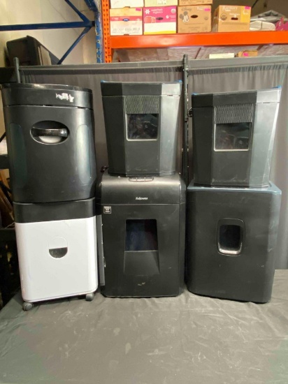 Lot of Paper Shredders