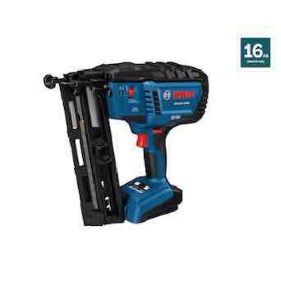 Bosch 18V Brushless 2-1/2-in 16 -Gauge Cordless Finish Nailer (Charger and Battery Not included)
