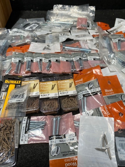 Box Of Screw, Nails and Nuts