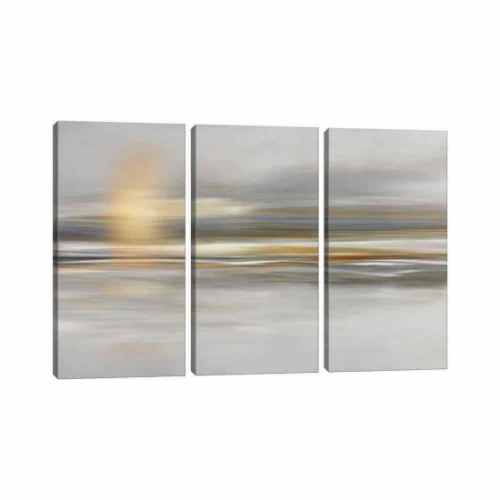 iCanvas "Soft Sea" by Nan 3-Piece Canvas Wall Art Set 16x 25