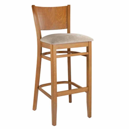 24 inch Calina Upholstered Counter Stool with Solid Wood Frame