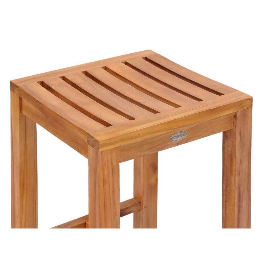 Ingrid A-Grade Teak Wood Outdoor Barstool
