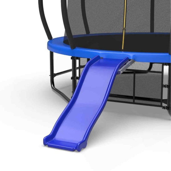 Outdoor Trampoline Slide ,Blue