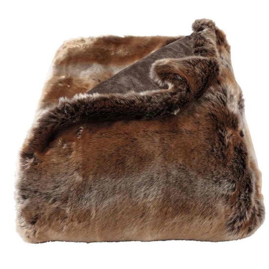 Plymouth Home Faux Fur Throw 60x70