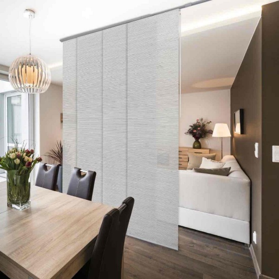 Sharmaine Deluxe Adjustable Sliding Semi-Sheer Vertical Blind