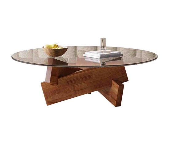 27.5 Modern Glass Coffee Table