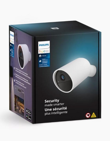 Philips Hue Battery Security Camera - White - WIRELESS