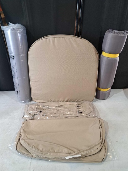 ABD0R Outdoor 2" Dining Chair Seat Cushion (Set of 3)